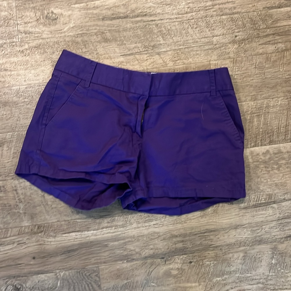 J. Crew Purple Shorts - Picture 2 of 4